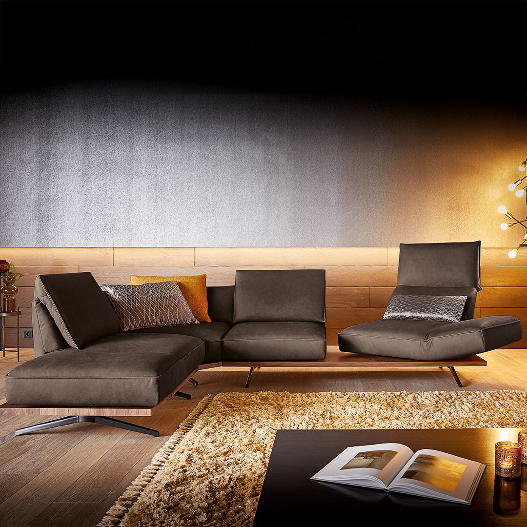 Familiensofa mit Designanspruch und praktischen Funktionen