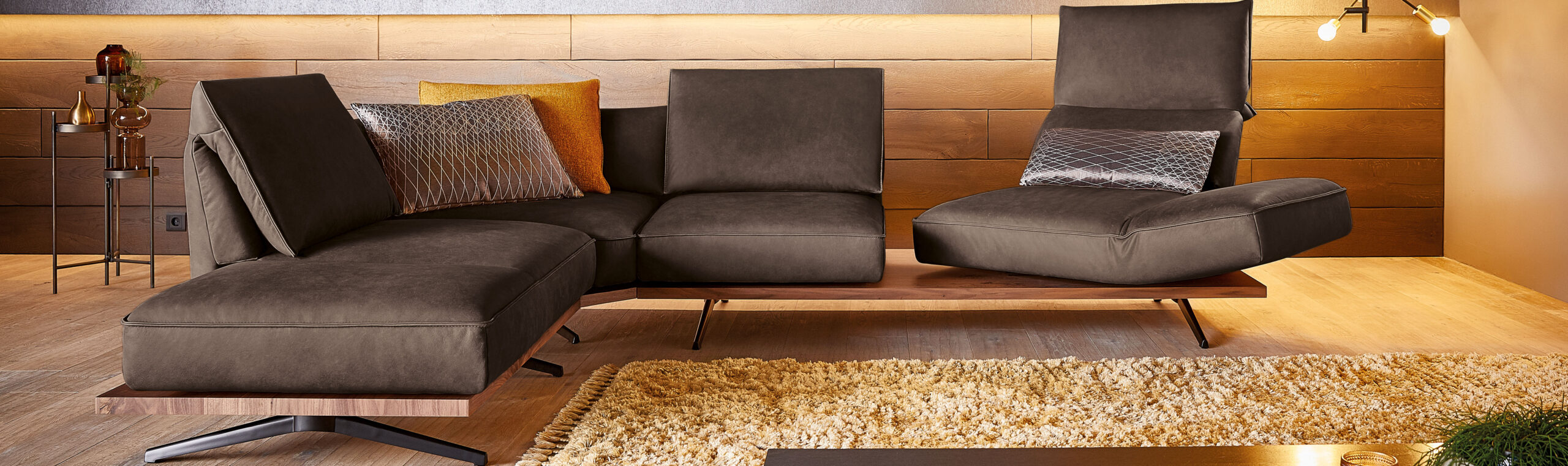 Familiensofa mit Designanspruch und praktischen Funktionen