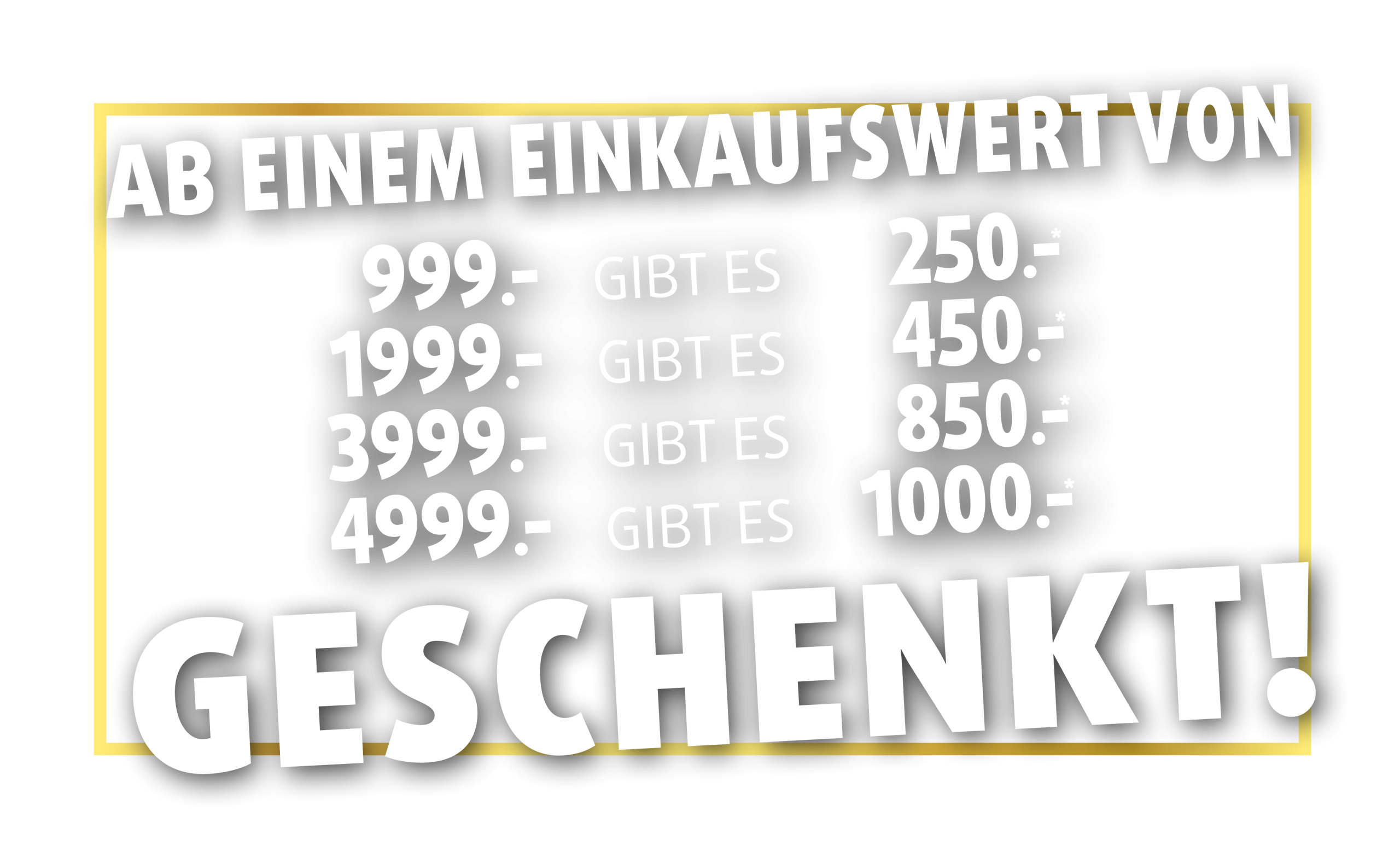 Aktion zur Neueröffnung-Tauschpräme